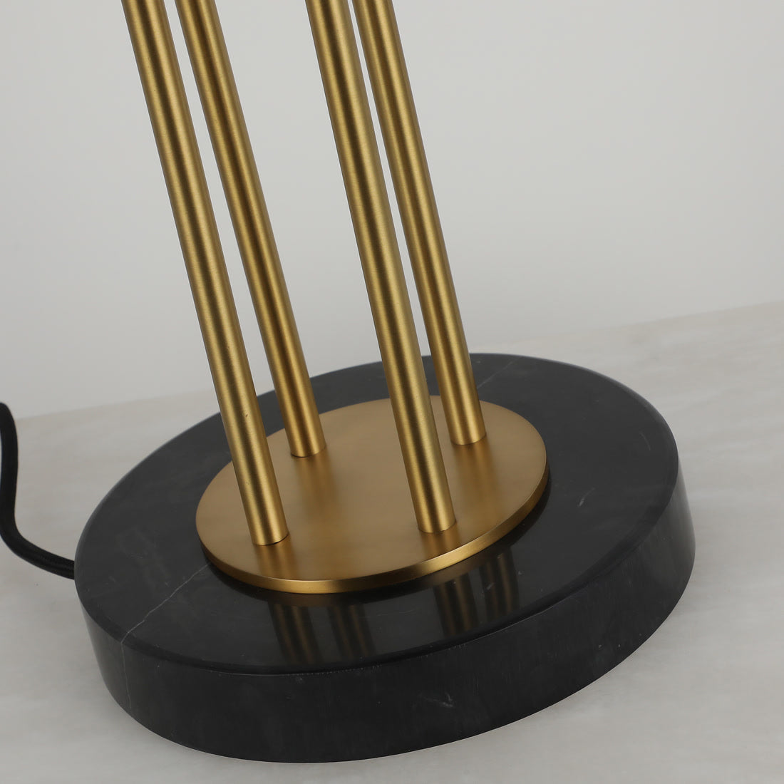 Windborne Leaves Textured Glass Table Lamp | Contemporary Simplicity | BRILLIANT-MAKER - BRILLIANT MAKER