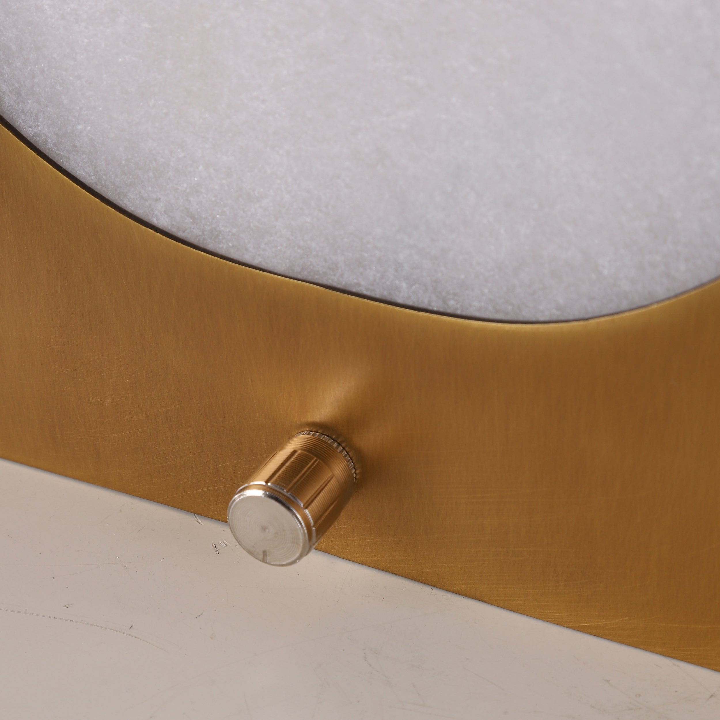 BRTL3357AB Twilight Fog Two-Switch U-Shape Alabaster Table Lamp - BRILLIANT MAKER