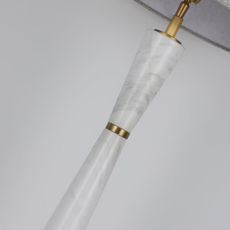 MARGUERITE White Marble Table Lamp