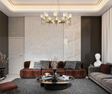 Lambert Glacier irregular solid crystal glass chandelier | BRCH9162-10 - BRILLIANT MAKER