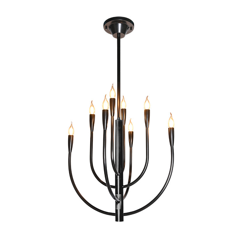 BRCH9173-8BZ 8-Holders Hand-Dyed Antique Brass Chandelier | American Elegance | American Style Lighting - BRILLIANT MAKER