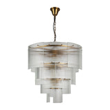 Babel Dream Vertical Texture Glass Chandelier | Modern Simplicity | BRILLIANT-MAKER - BRILLIANT MAKER