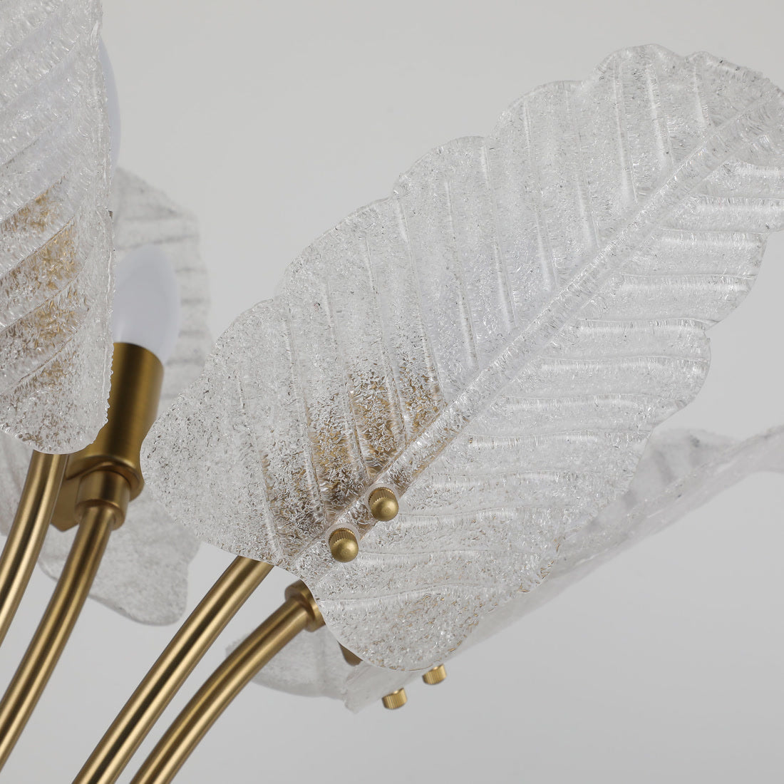 Windborne Leaves Textured Glass Table Lamp | Contemporary Simplicity | BRILLIANT-MAKER - BRILLIANT MAKER