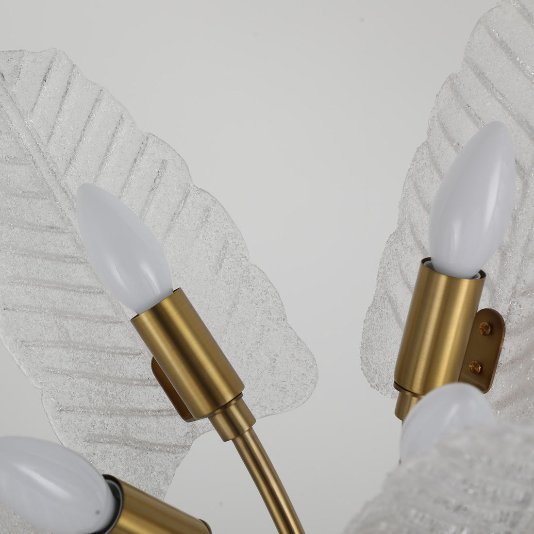 Windborne Leaves Textured Glass Table Lamp | Contemporary Simplicity | BRILLIANT-MAKER - BRILLIANT MAKER