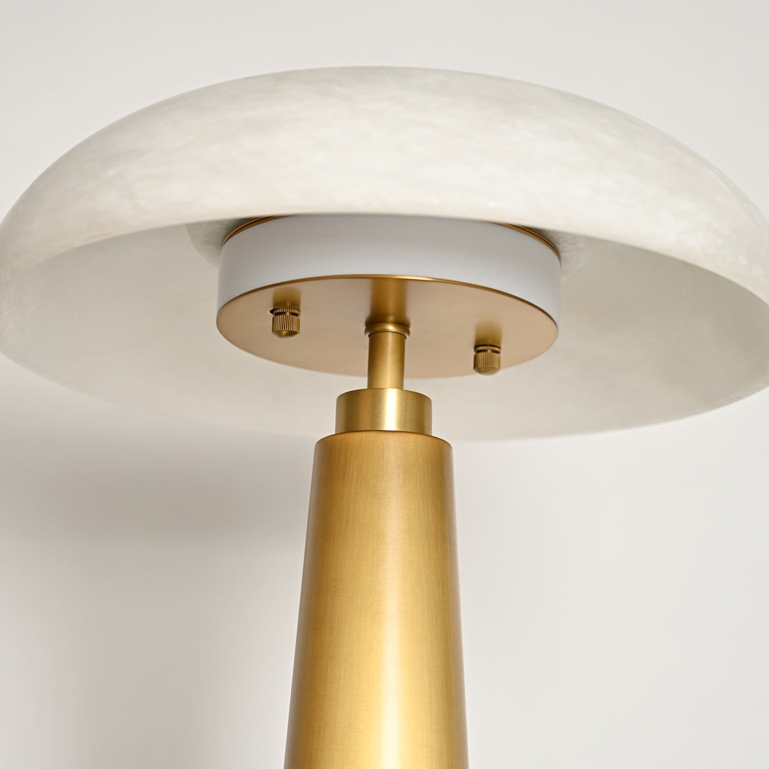 Cloud Mirror Curved Alabaster Table Lamp - Modern Simplicity with Dimmable LED | BRILLIANT-MAKER - BRILLIANT MAKER