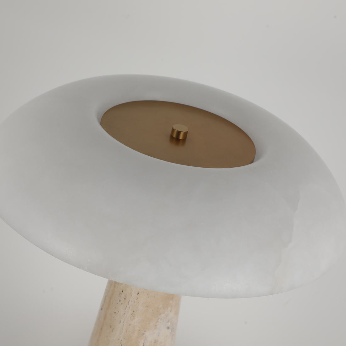 Cloud Mirror Curved Alabaster Table Lamp - Modern Simplicity with Premium Texture | BRILLIANT-MAKER - BRILLIANT MAKER