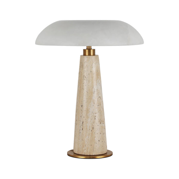 Cloud Mirror Curved Alabaster Table Lamp - Modern Simplicity with Premium Texture | BRILLIANT-MAKER - BRILLIANT MAKER