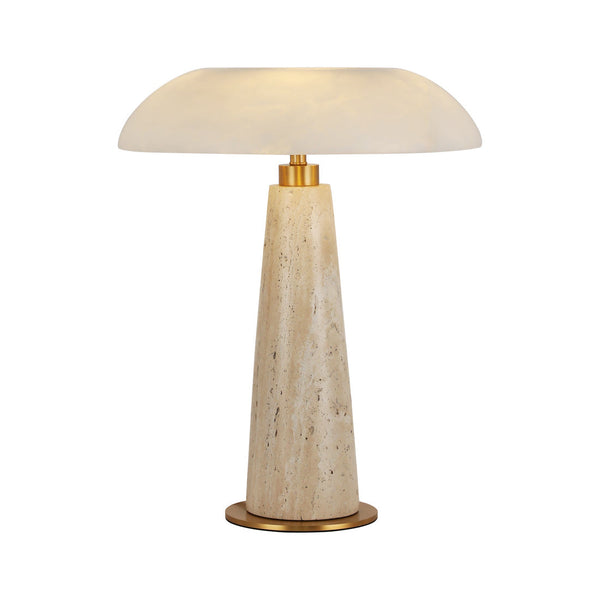 Cloud Mirror Curved Alabaster Table Lamp - Modern Simplicity with Premium Texture | BRILLIANT-MAKER - BRILLIANT MAKER