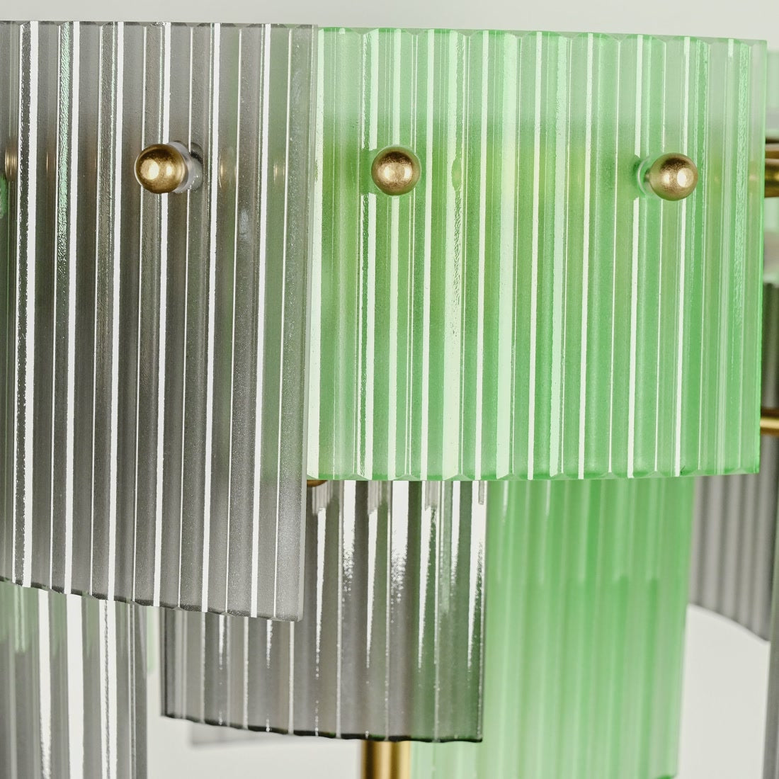 BRTL3378GN Babel Dream Vertical Texture Glass Table Lamp | Modern Simplicity | BRILLIANT-MAKER - BRILLIANT MAKER