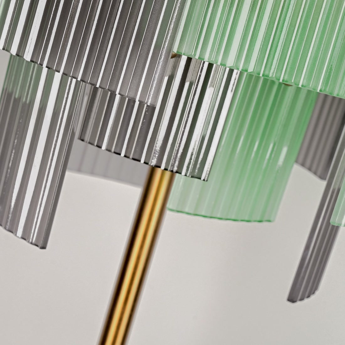 BRTL3378GN Babel Dream Vertical Texture Glass Table Lamp | Modern Simplicity | BRILLIANT-MAKER - BRILLIANT MAKER