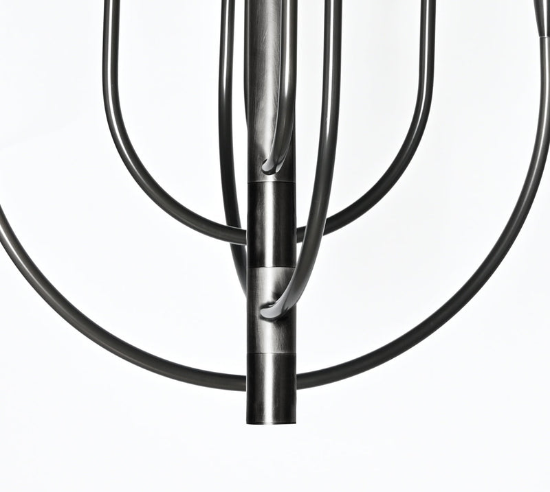 BRCH9173-8BZ 8-Holders Hand-Dyed Antique Brass Chandelier | American Elegance | American Style Lighting - BRILLIANT MAKER