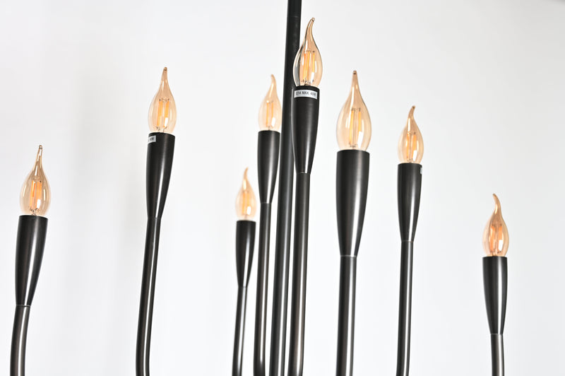 BRCH9173-8BZ 8-Holders Hand-Dyed Antique Brass Chandelier | American Elegance | American Style Lighting - BRILLIANT MAKER