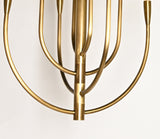 BRCH9173-8AB 8-Holders Hand-Dyed Antique Brass Chandelier | American Elegance | American Style Lighting - BRILLIANT MAKER