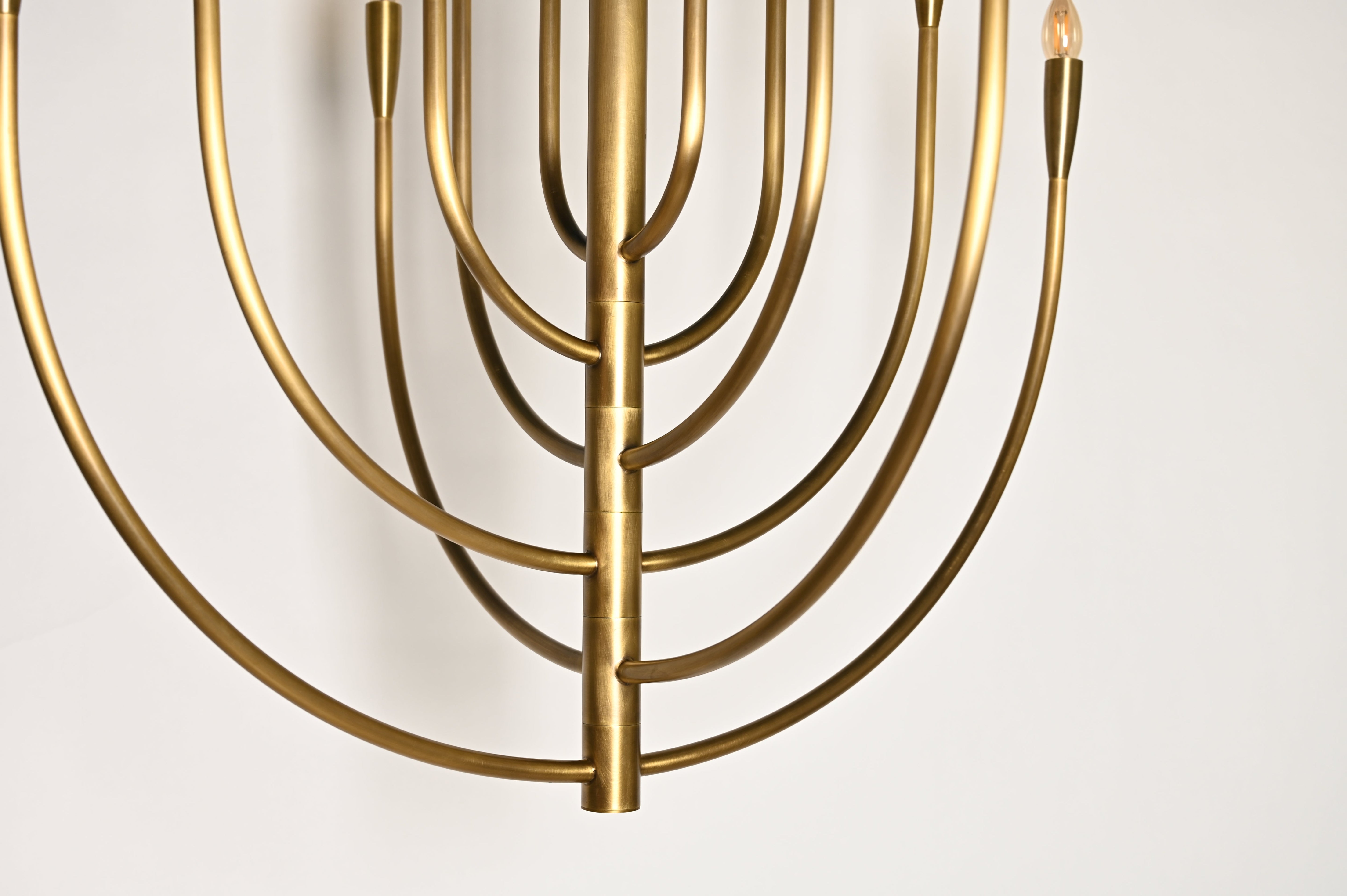 BRCH9173-12AB 12-Holders Hand-Dyed Antique Brass Chandelier | American Elegance | Chandelier OEM/ODM - BRILLIANT MAKER